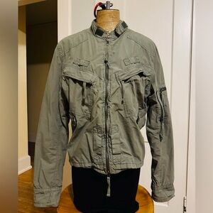Vintage Earl Jeans Olive Military Jacket
